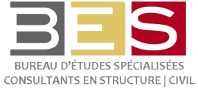 Logo BES | Bureau d'études spécialisées | Consultants en structure